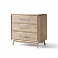 Wooden three-drawer storage cabinet for living room or bedroom 80 x 45 x 70cm